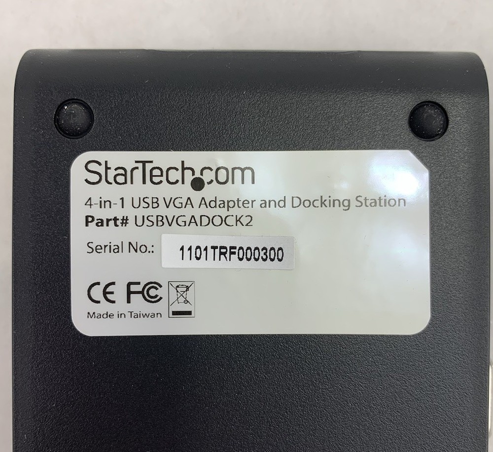 StarTech USBVGADOCK2 USB Docking Station with VGA