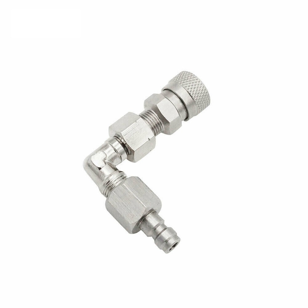 PCP-Paintball DIY 90° Swivel Quick Disconnect Release Fitting Adapter