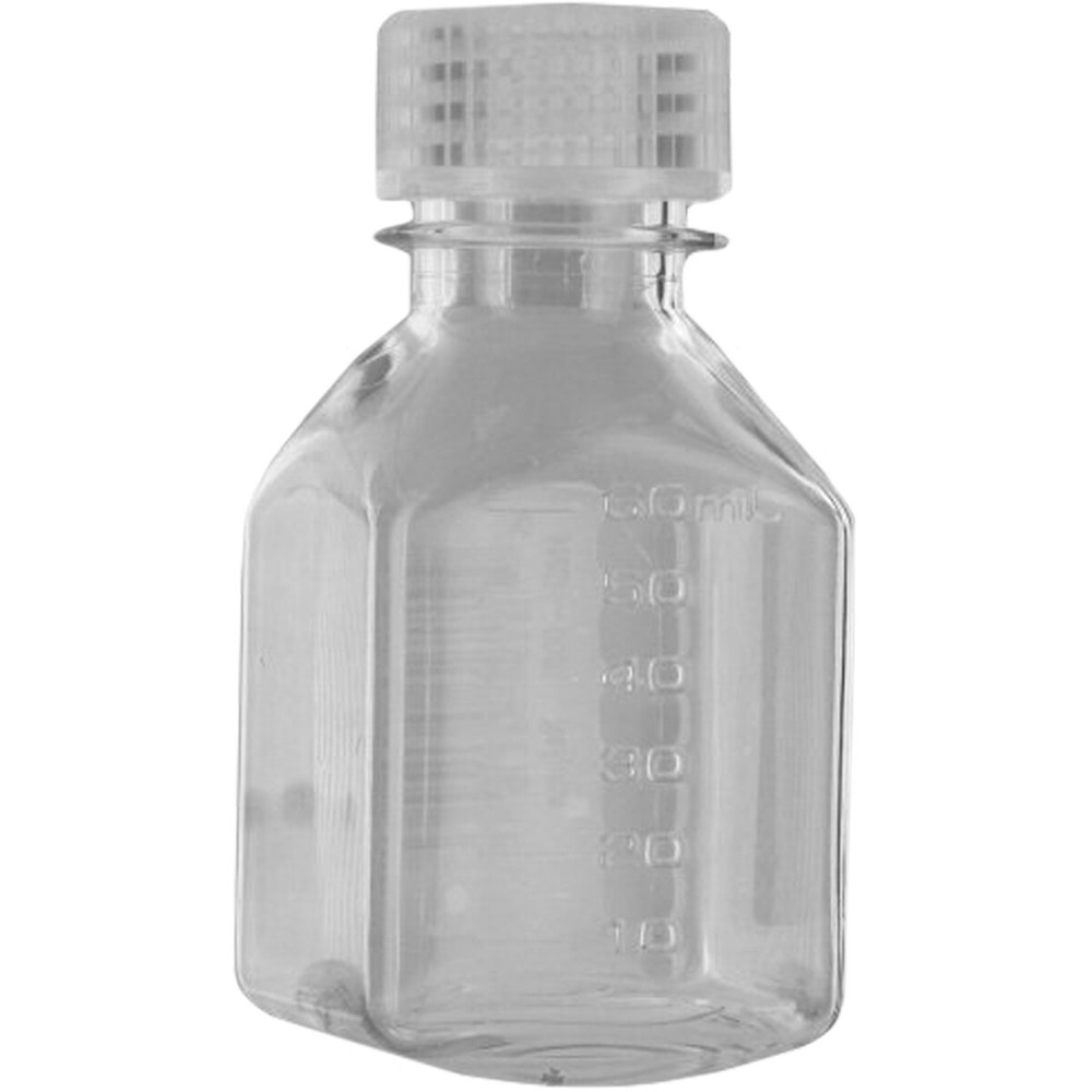 Nalgene Transparent Lexan Polycarbonate Square Storage Bottle - Clear
