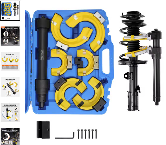 SucceBuy Strut Spring Compressor Macpherson Strut Spring Compressor Kit