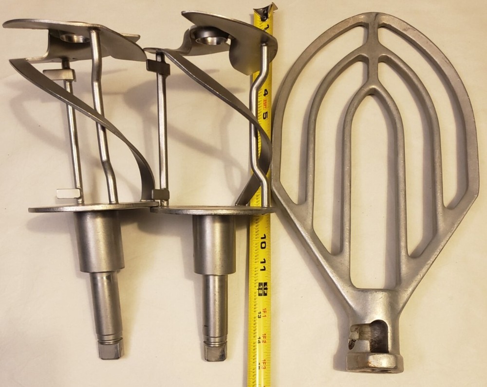 1 Commercial Flat Beater Paddle + 2 Mixing Attachments 