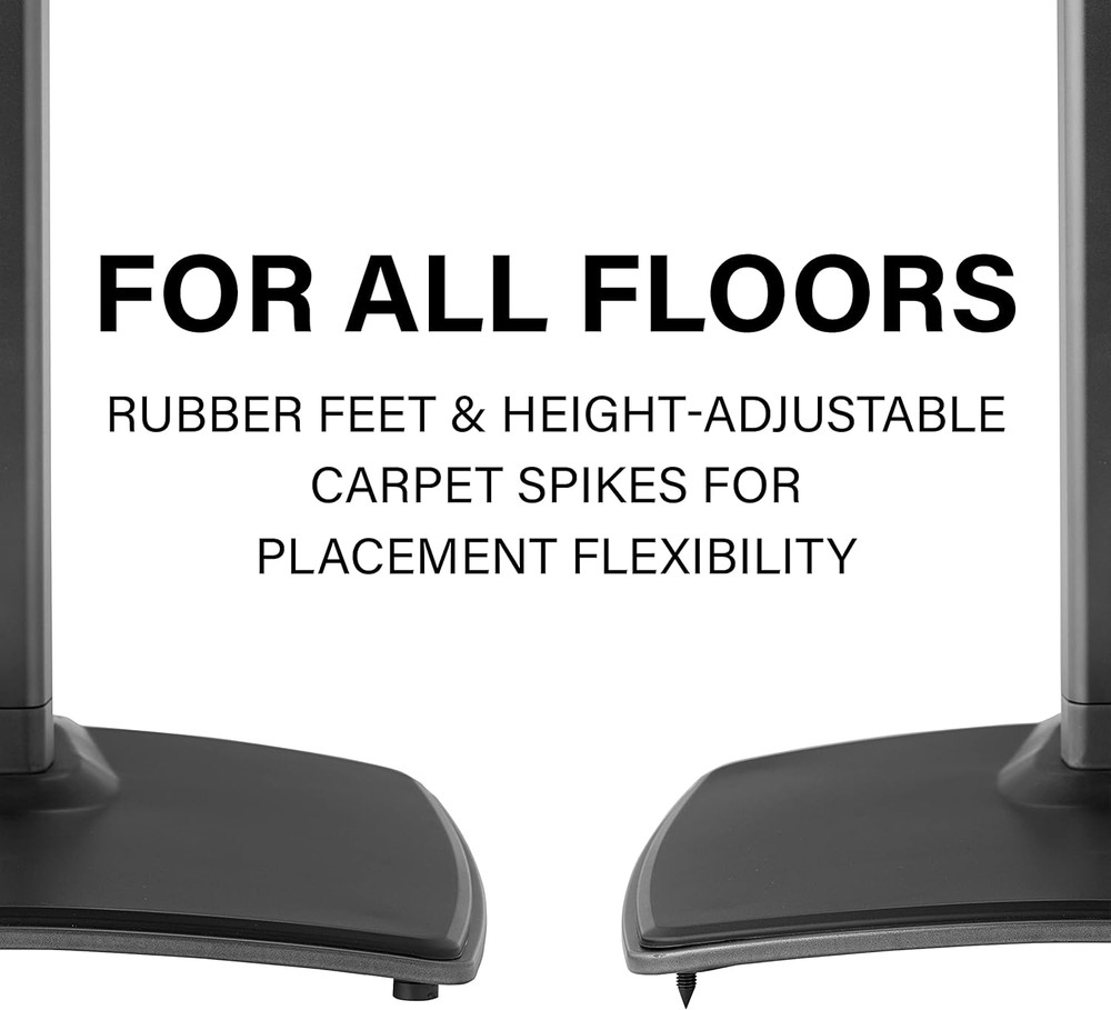 Premium Wireless Speaker Stand for Sonos Five & Play:5 - Black