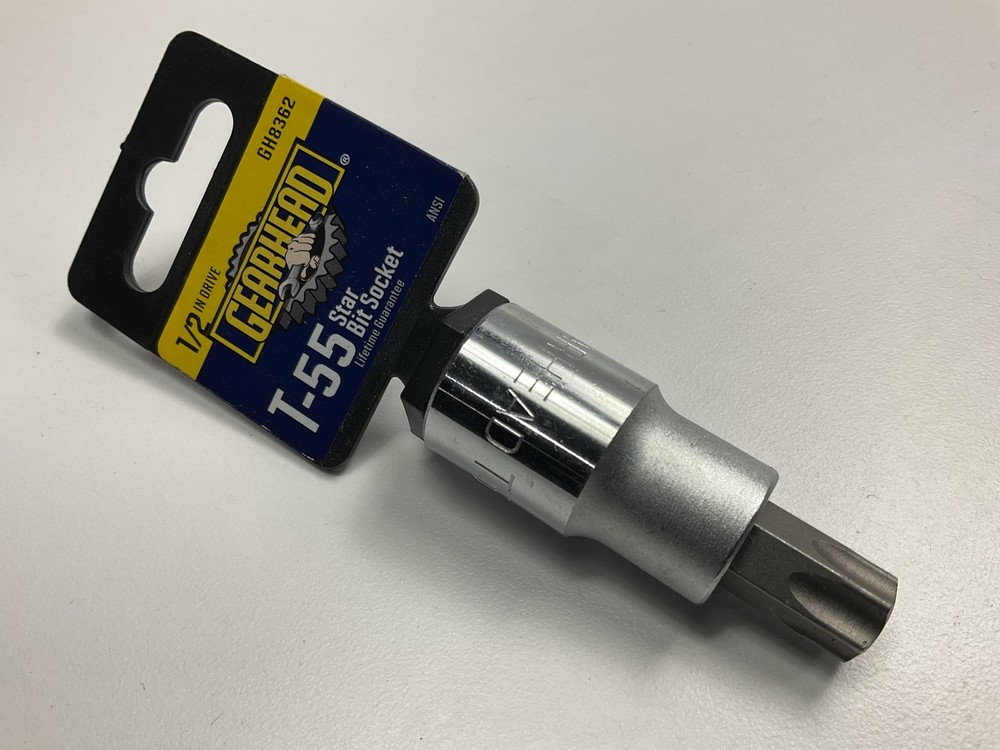 Gearhead GH8362 T-55 Star Bit Socket, 1/2" Drive