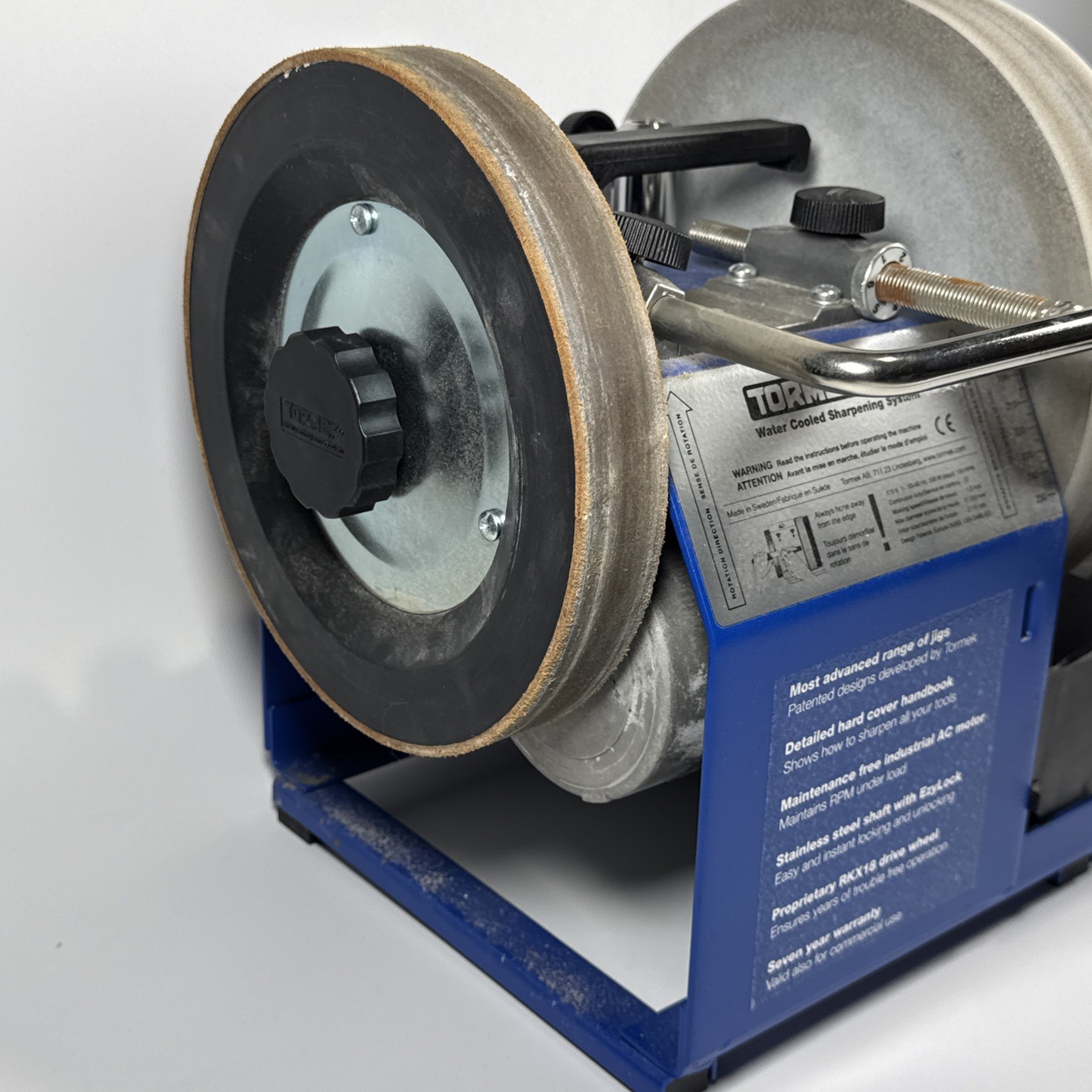 Tormek T-7 Water Cooled Sharpening System With Tools Tested Working