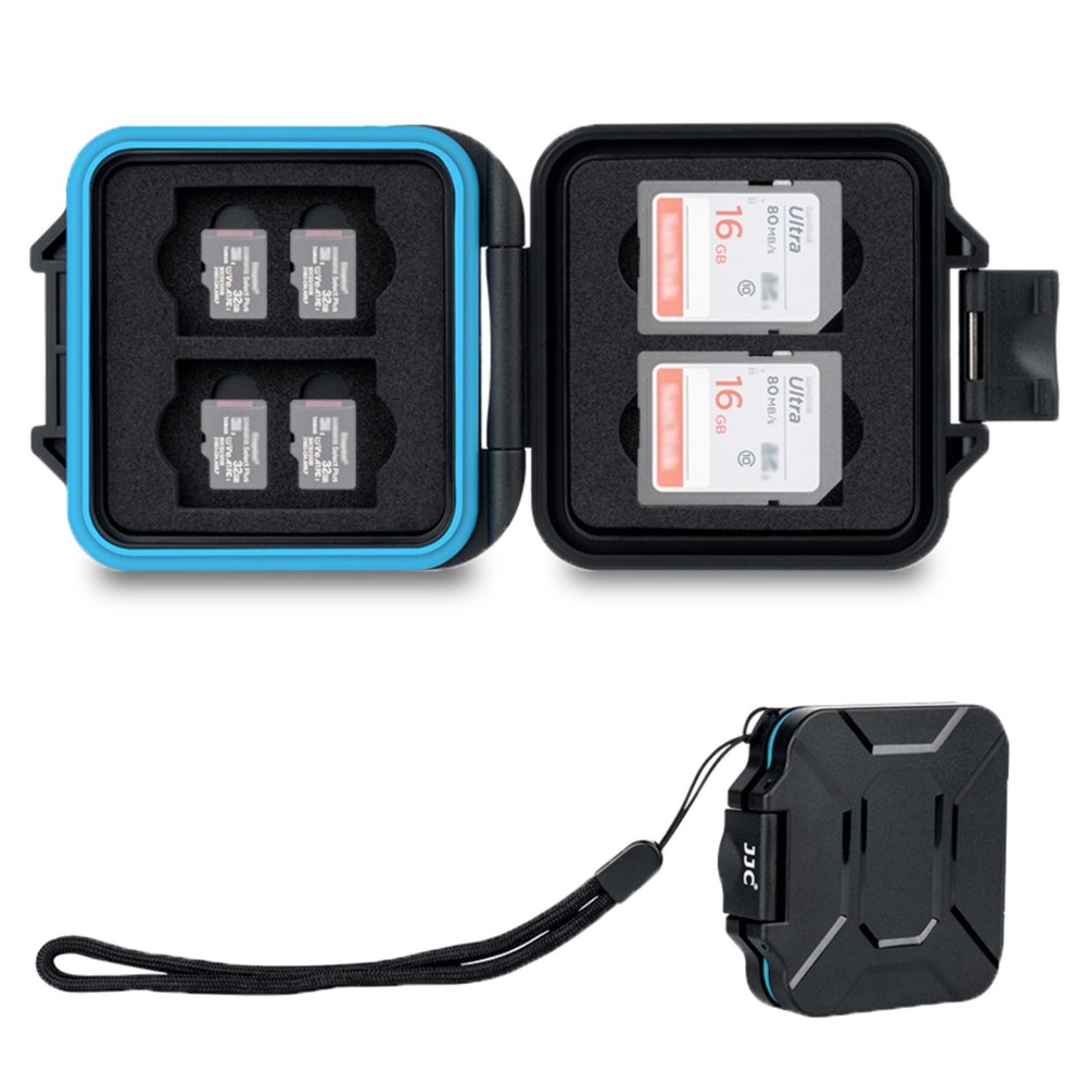 JJC 12 Slots Portable SD Micro For 4 SD+8 SD, 4