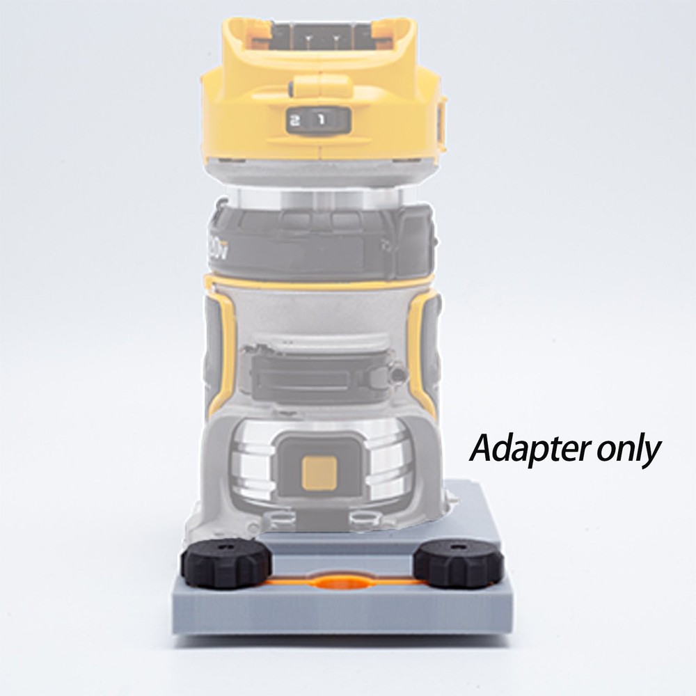 Adapter Compatible with Dewalt DCW600B DWP611 Router Guide Rail Adapter