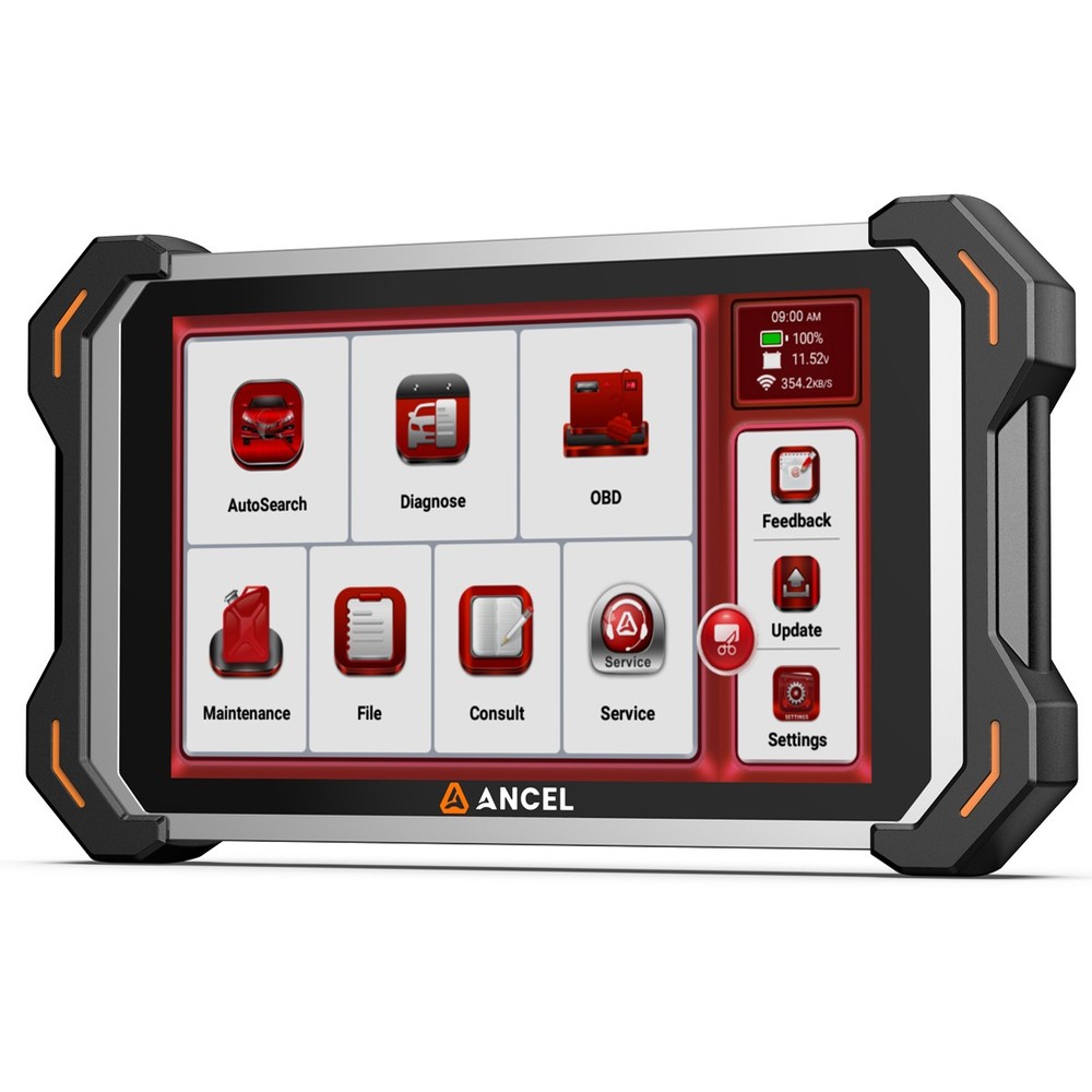 ANCEL DS600 Elite Auto Car Diagnostic Tool OBD2 Scanner CANFD & DOIP Active Test