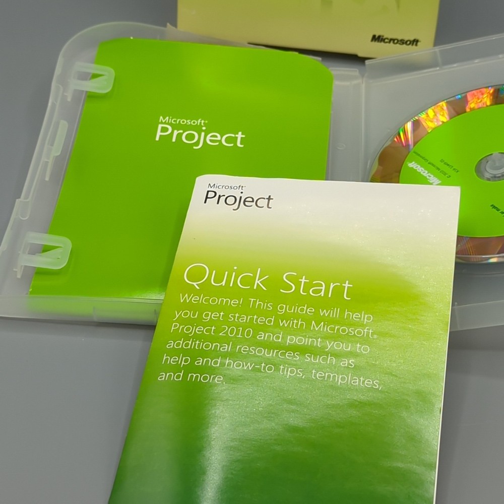 Microsoft Project Standard 2010 Full Version w/ Key in Original Retail Box
