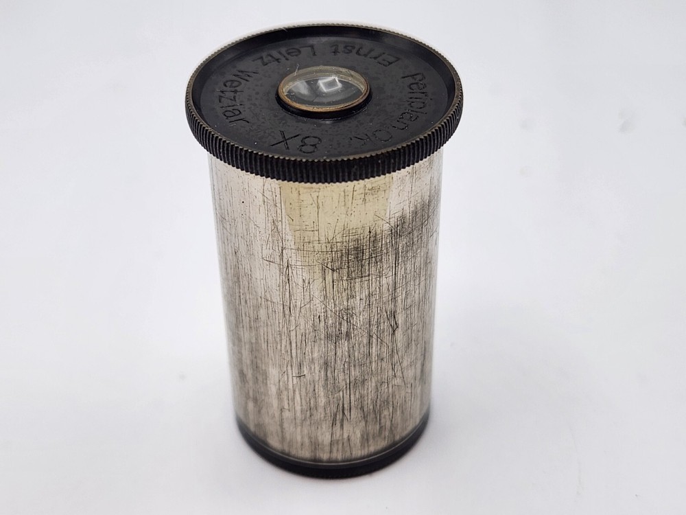 Vintage E Leitz Wetzlar Leica 8x Microscope Eyepiece Periplan.Ok.