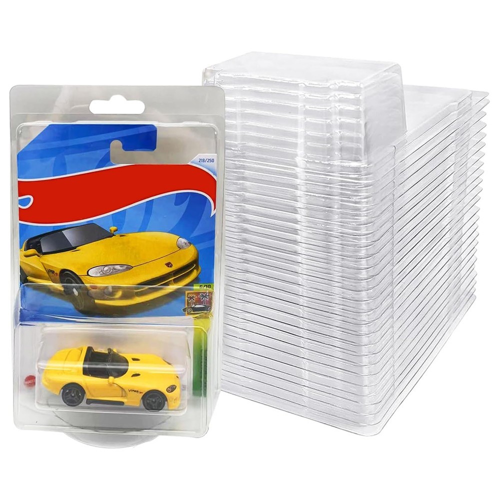 Clear Plastic Protector 200 Pack for HW mainline series