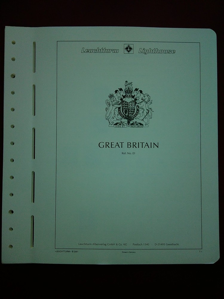 LIGHTHOUSE  Hingeless album pages Great Britain 1840-1901 Used Ref 1840.1