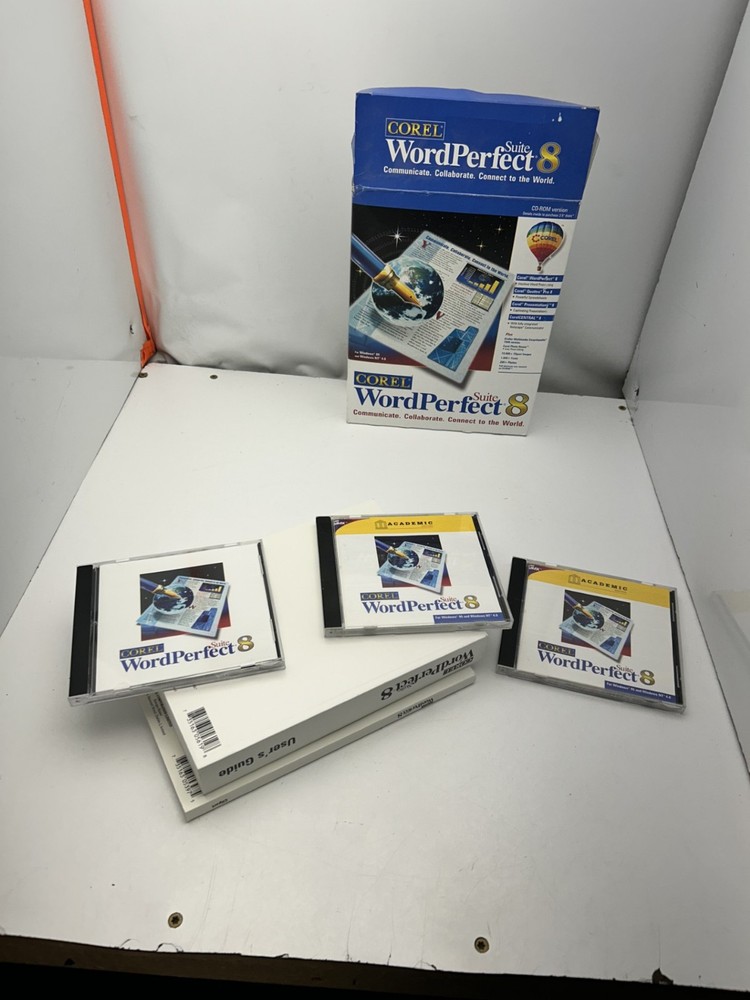 Corel WordPerfect Suite 8 Software See Description