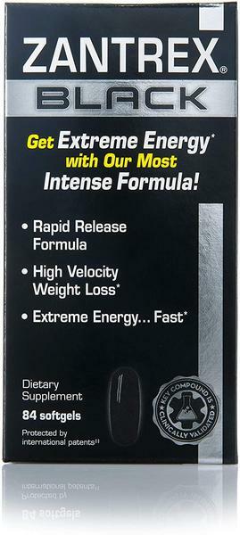 Basic Research Zantrex Black Softgels, 84 Count, 2 Pakcs