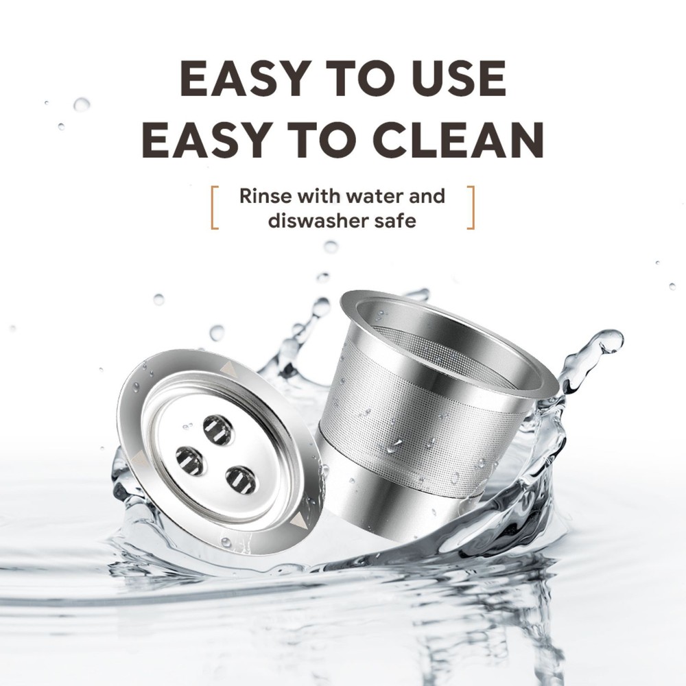 Stainless Steel Capsule Filter Shell Accessory For Ninja Coffee Machine