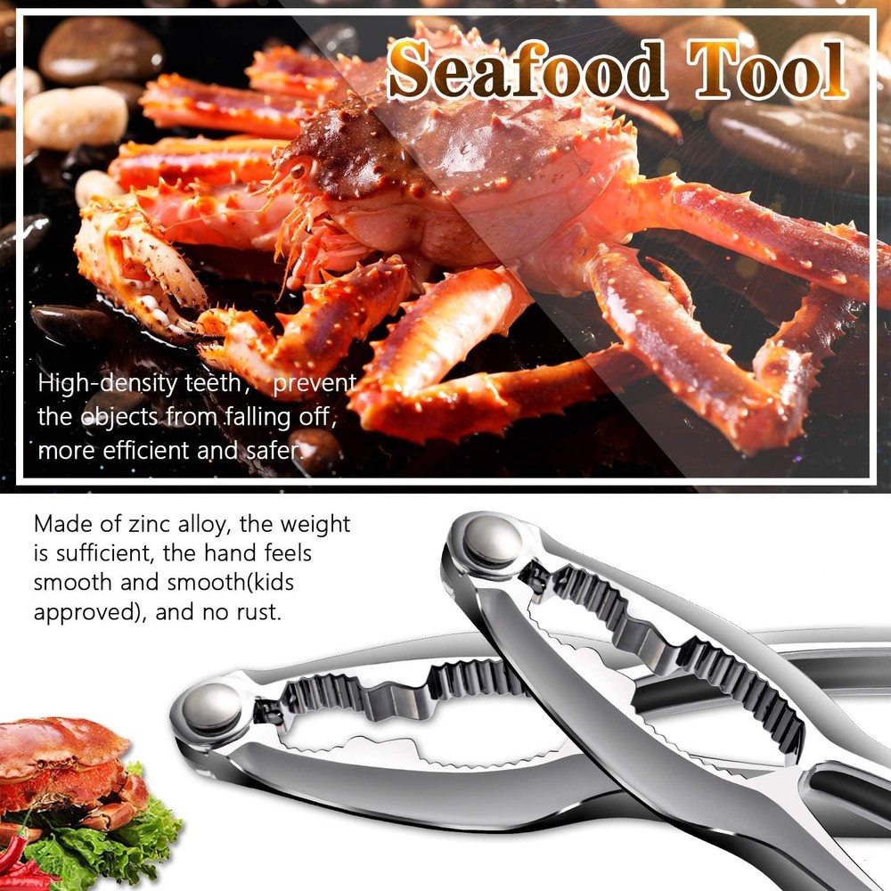 Crab Leg Crackers 4 Pack Seafood Lobster Shell Tool Set