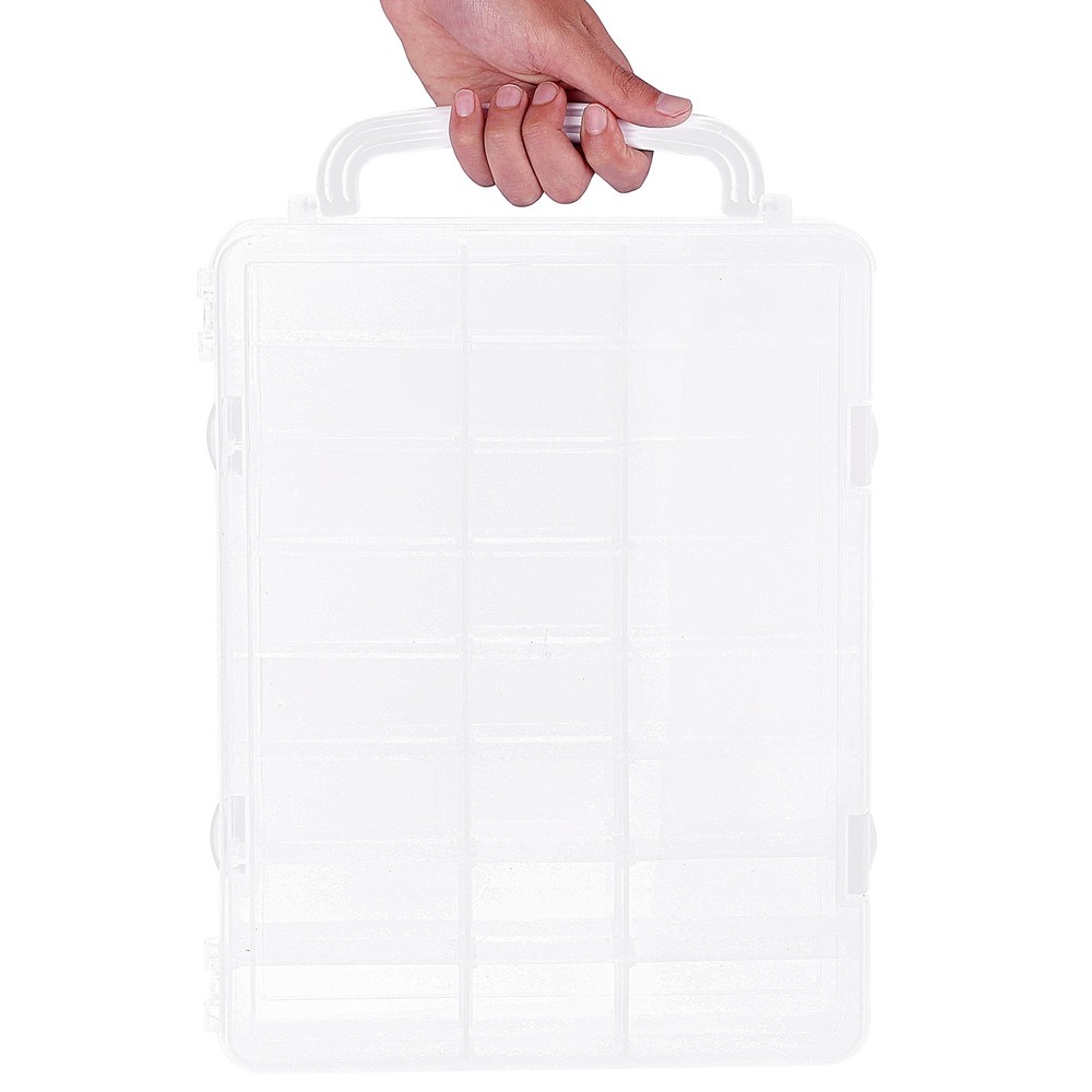 New brothread Double-Sided Storage 1x48 (Dividers Removable), Clear