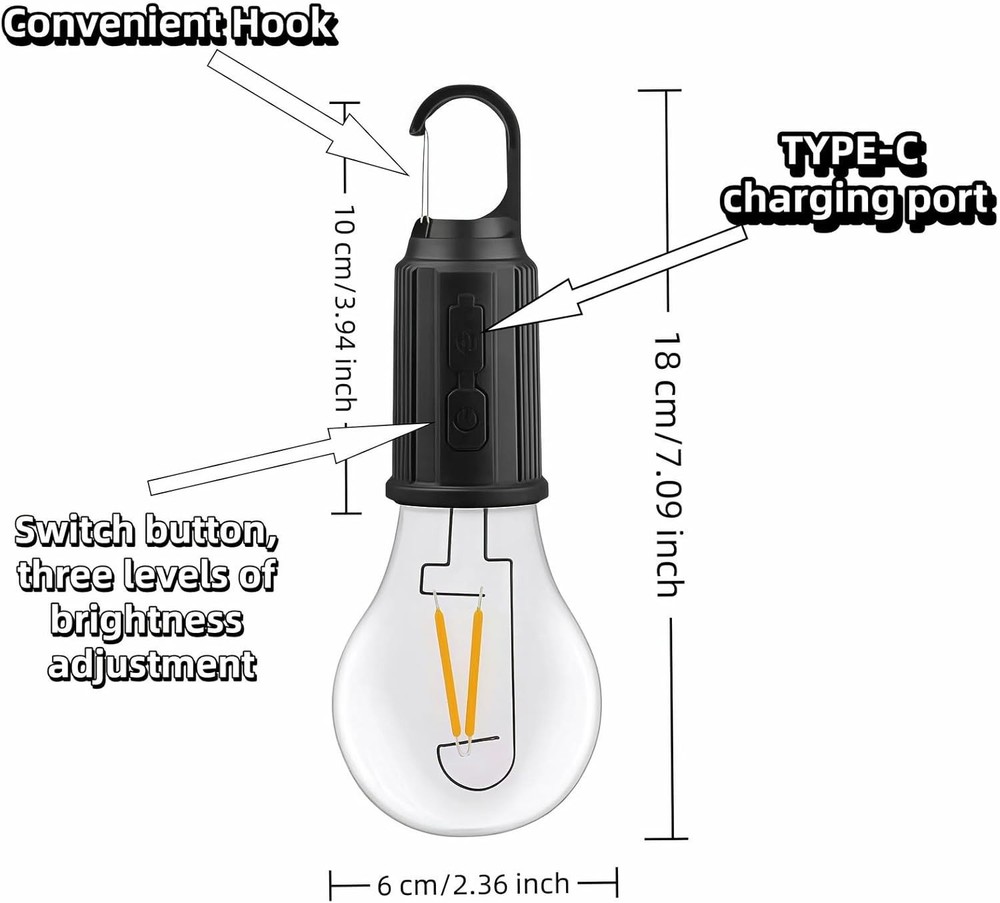 Rechargeable Camping Lantern with Warm Light Diffusion for Cozy Outdoor Lighting
