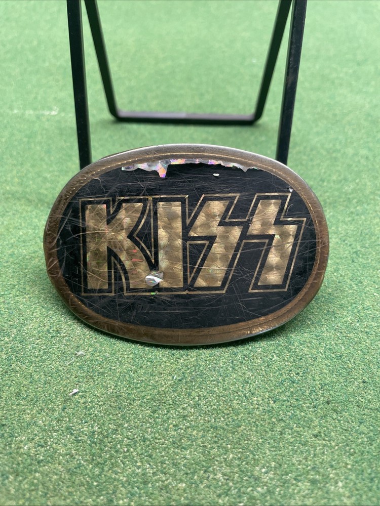 Vintage 1977 KISS Belt Buckle Pacifica