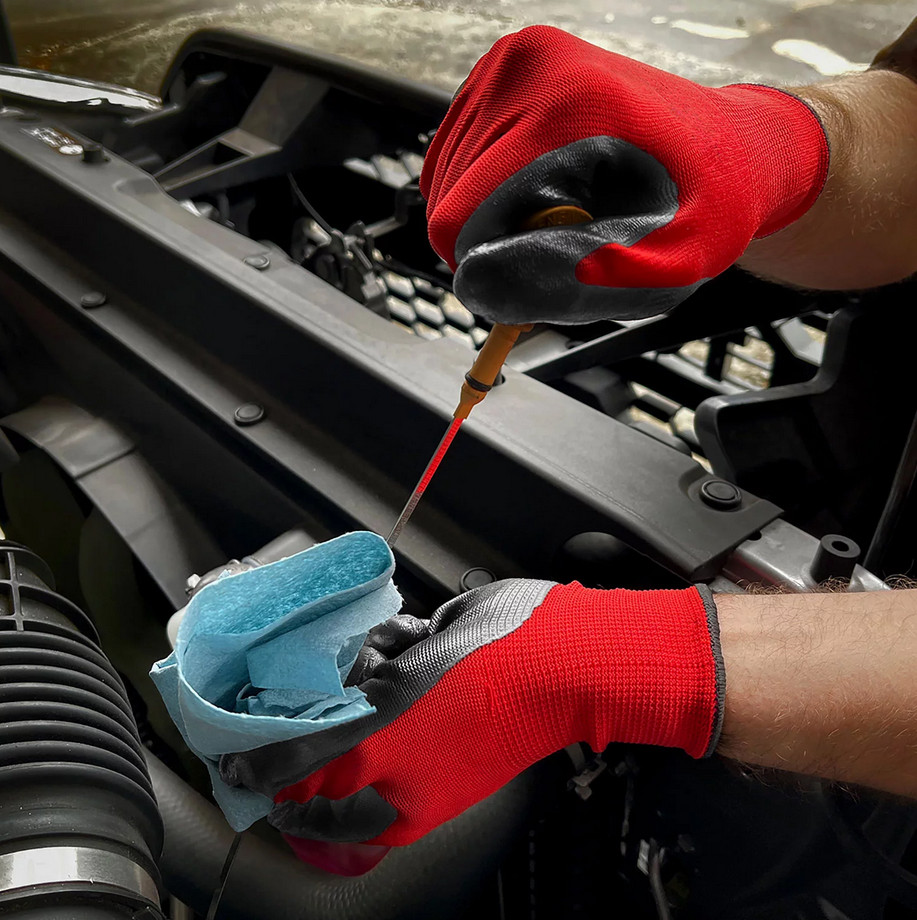 Grease Monkey Nitrile-Coated Work Gloves (15 pk.) Medium