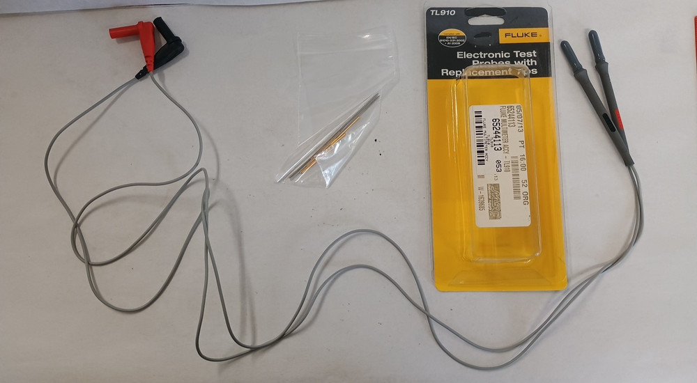 Fluke TL 910 Electronic Test Probes With Replacement Tips