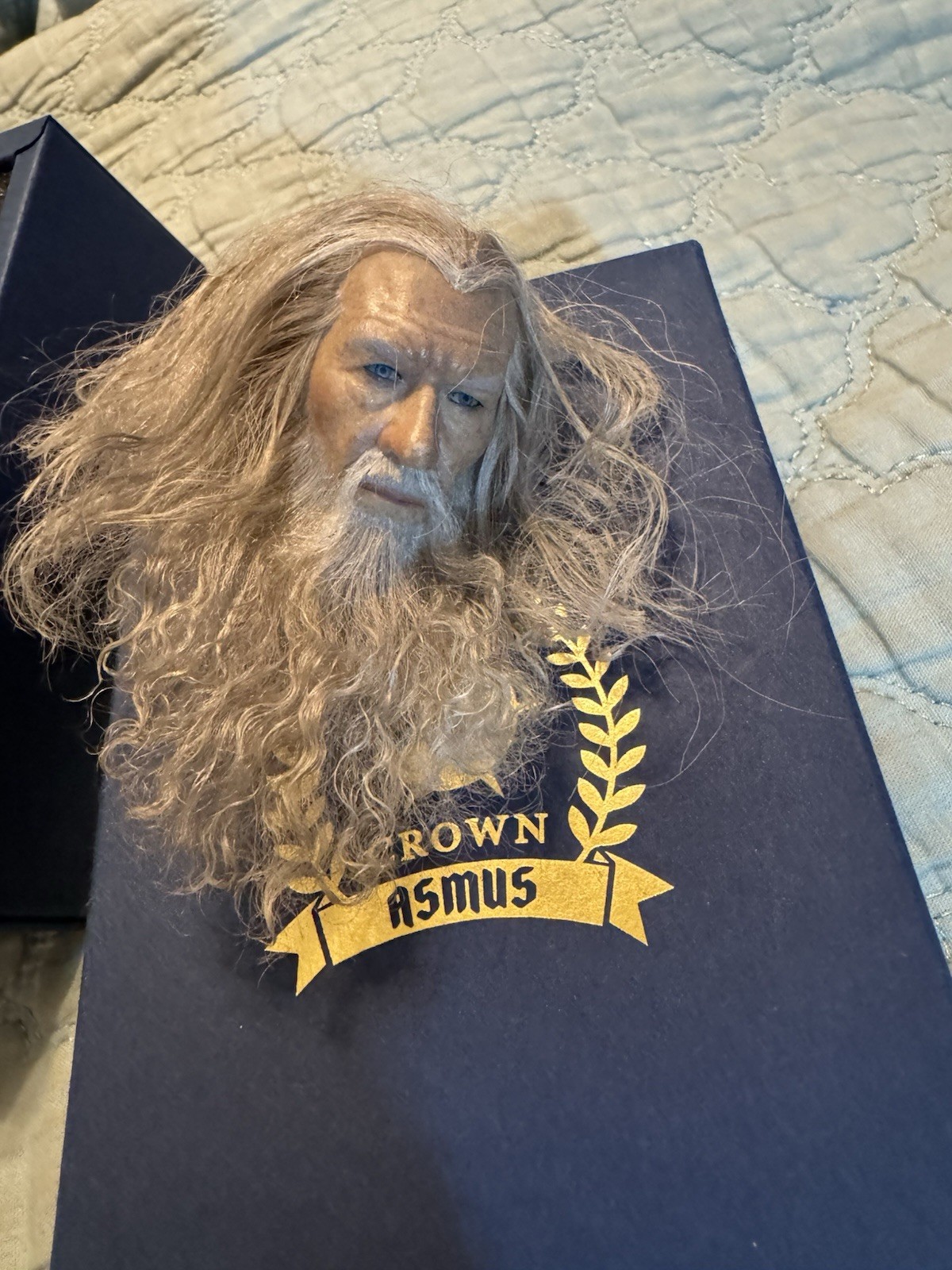 Asmus Toys Gandalf 2.0 1/6 Head Carving The Lord of the Rings Figure Head Crown