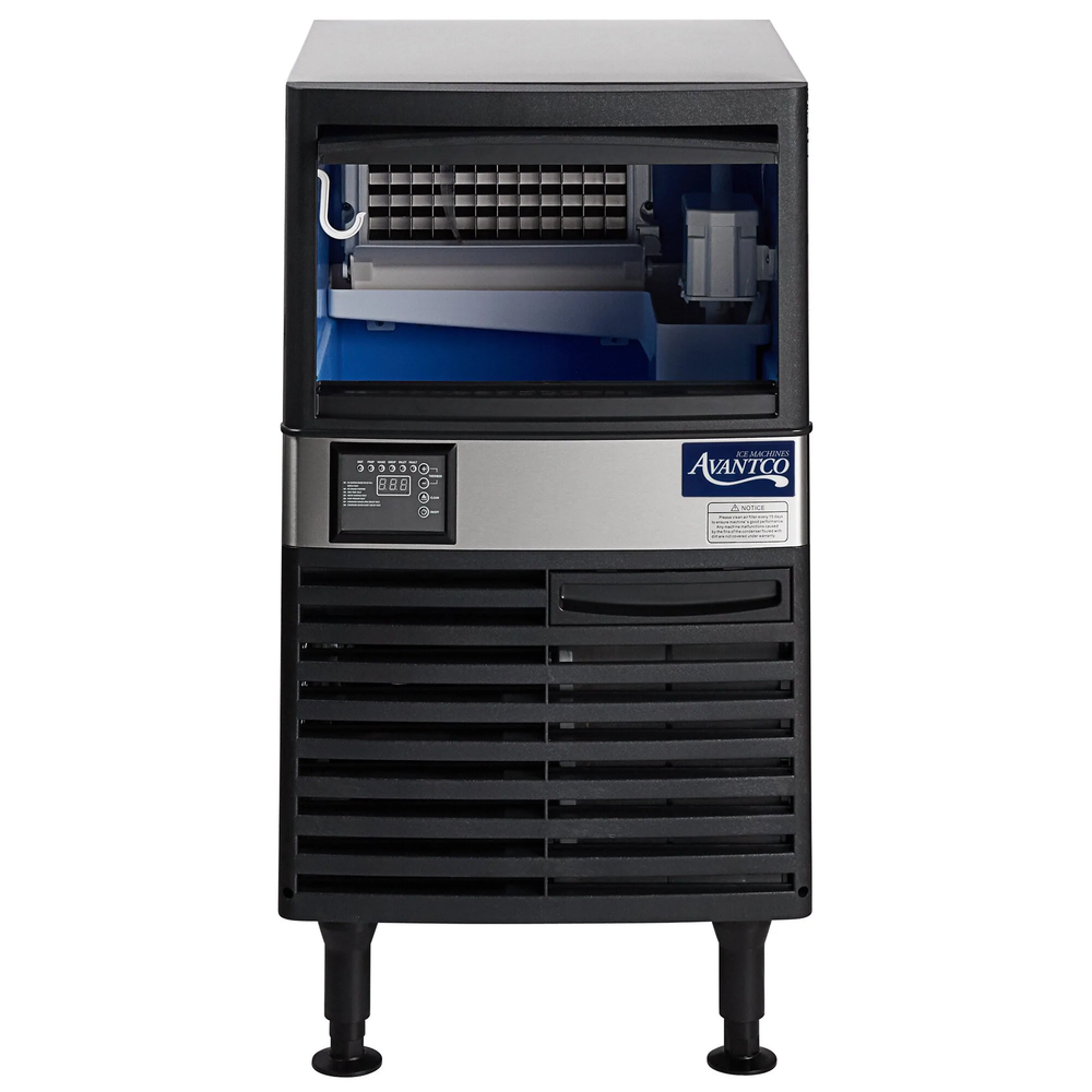 19" Air Cooled Undercounter Full Cube Ice Machine - 129 lb.