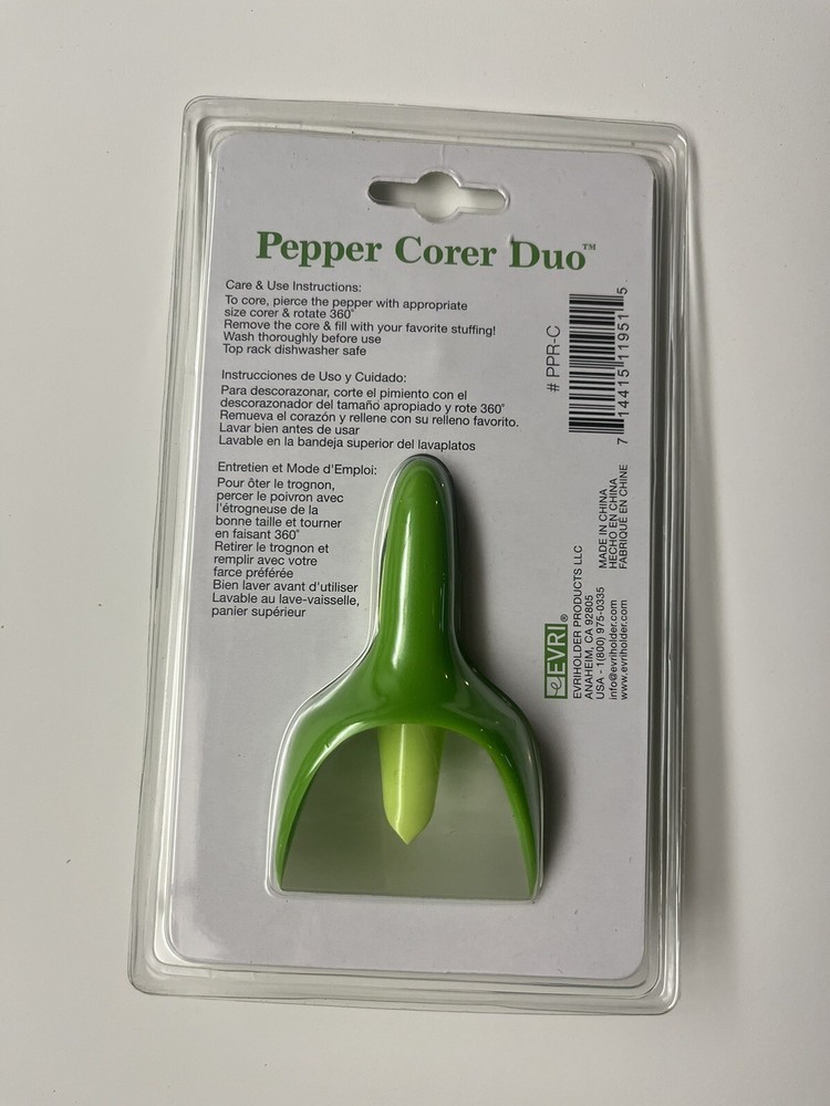 NEW Pepper Corer Duo By Evriholder