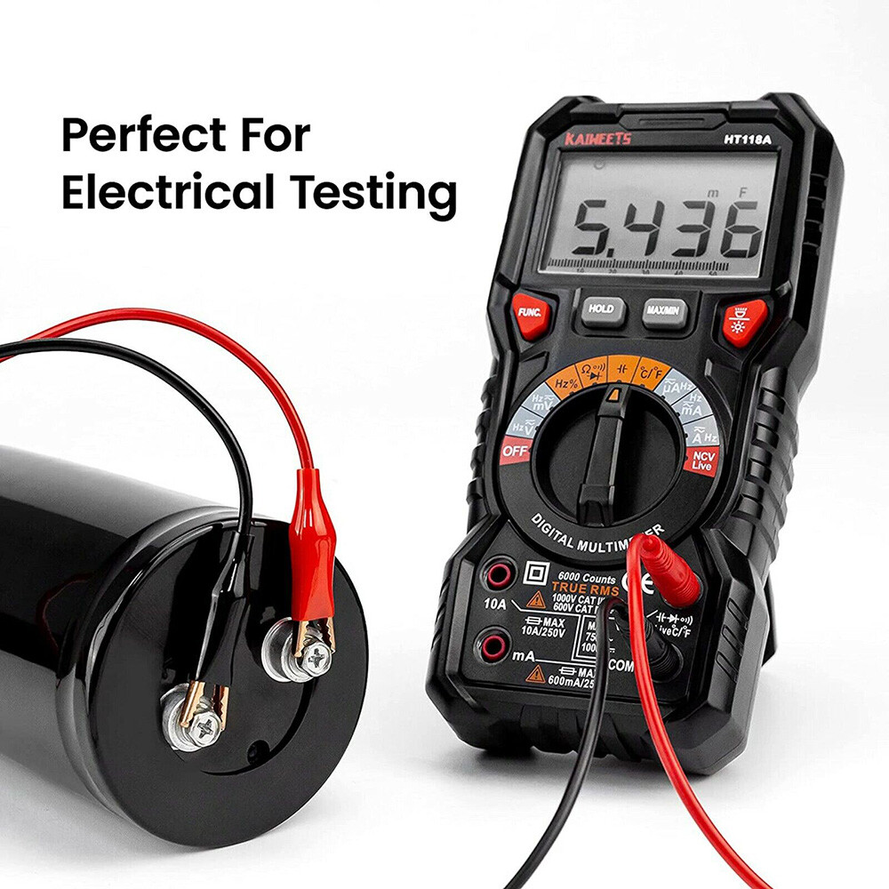 3FT Banana Plug Probe Cable to Alligator Test Lead Clip Wire For Multimeter