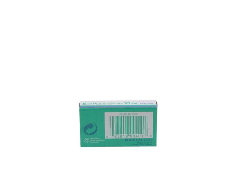 MAX Mini Staples #10 - For HD-10FL ergonomic stapler, 1000 pack