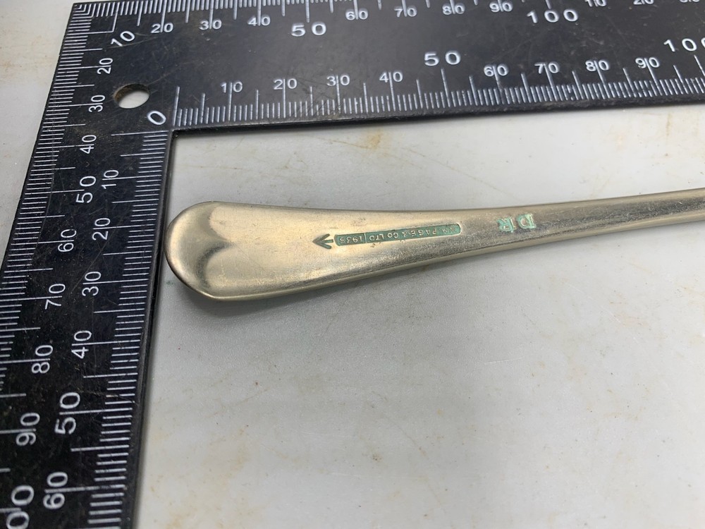 British Army Spoon - Original WW2 Cutlery - Dated 1938