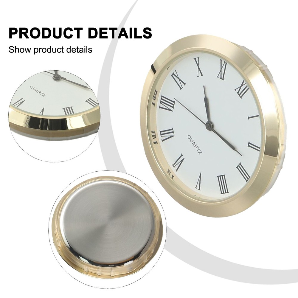 DIY Clock Repair 61MM Roman Numerals Quartz Clock Insert Replacement Assembly