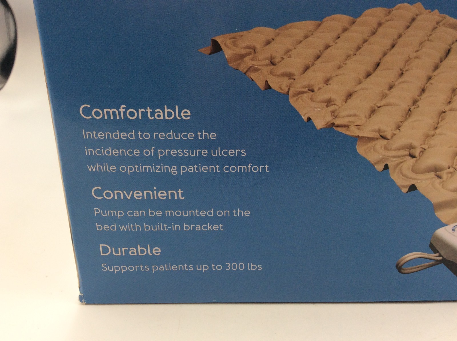 Carex Alternating Pressure Pad With Electric Pump Weight Capacity 300lbs, NEW
