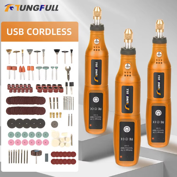 Mini Wireless Drill Rechargeable Polishing Machine DIY Mini Rotary Tool
