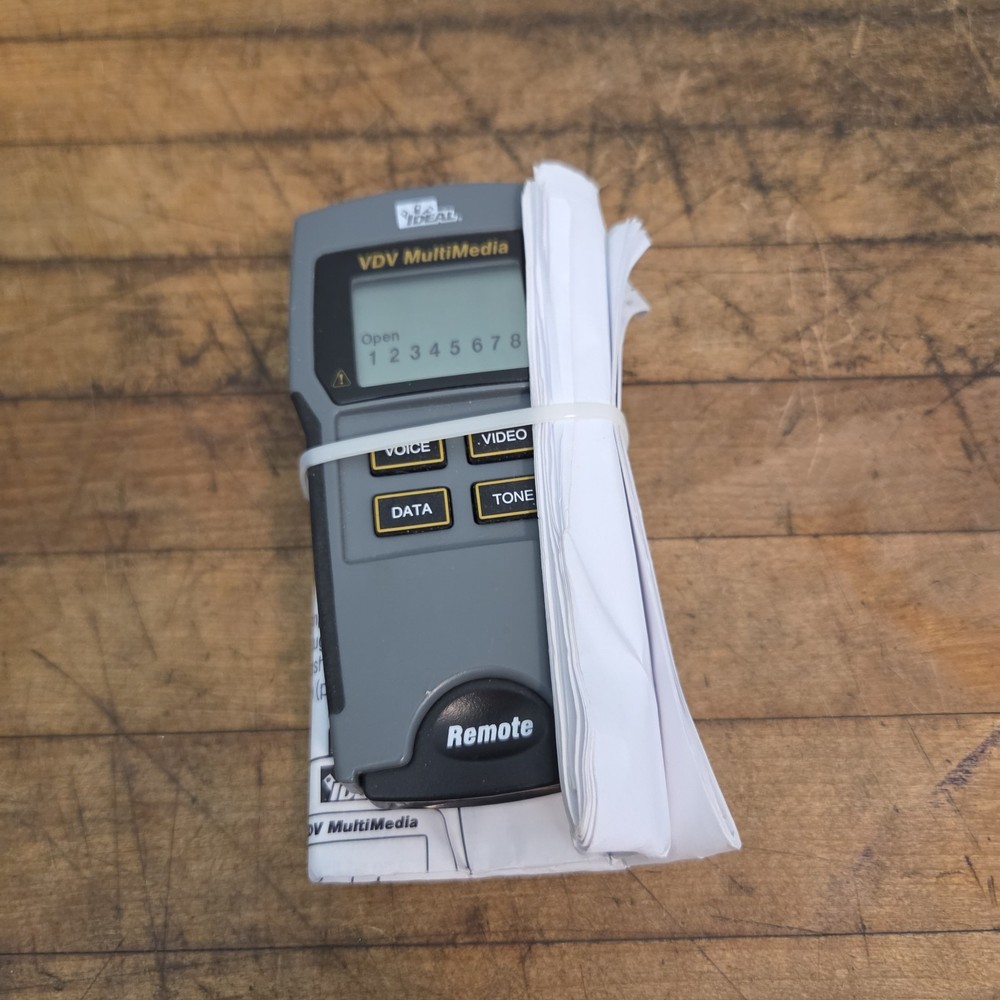 ideal VDV Multimedia Cable Tester Working