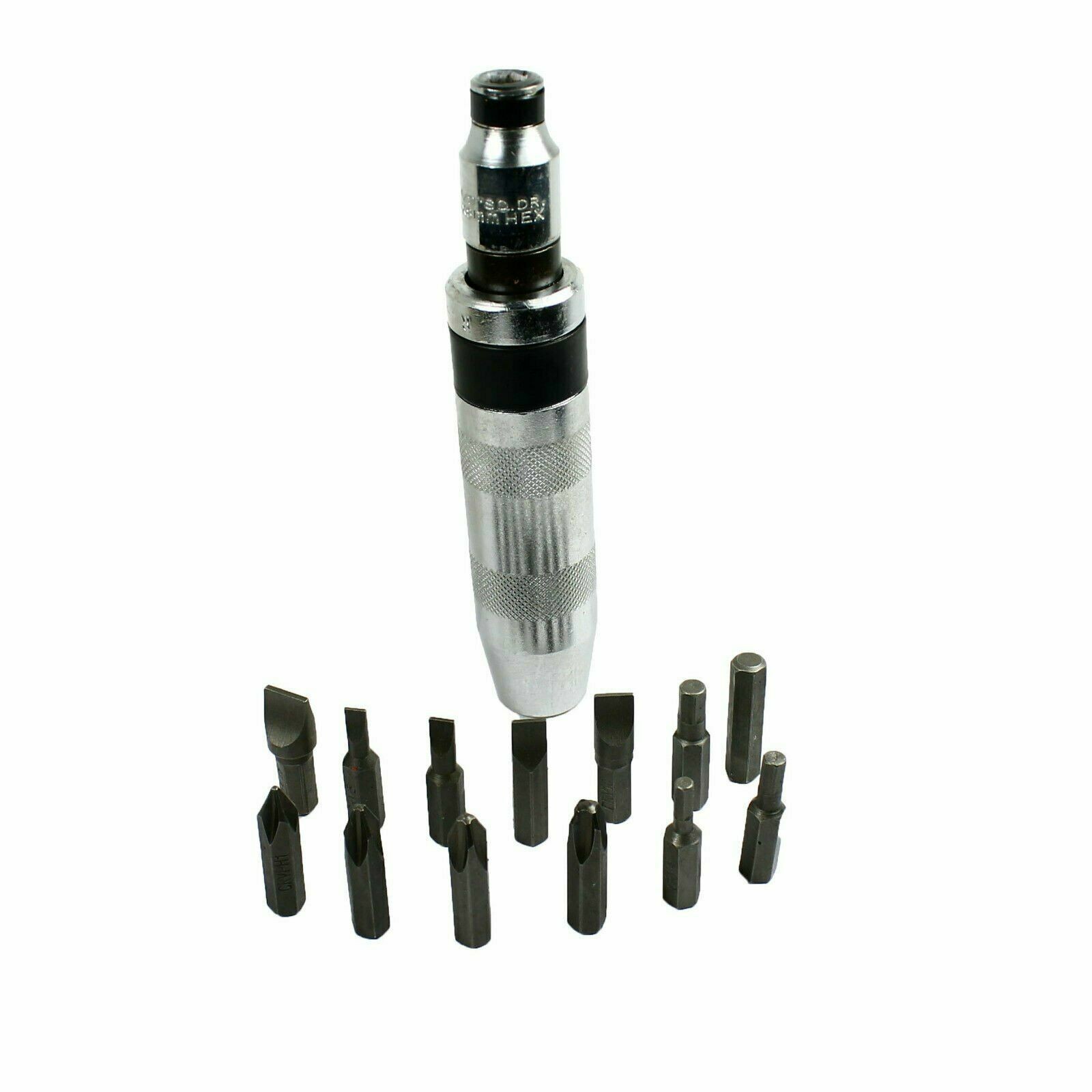 Heavy Duty Impact Driver Set 14Pcs 1/2" Drive Screw Remover Tightener Reversible