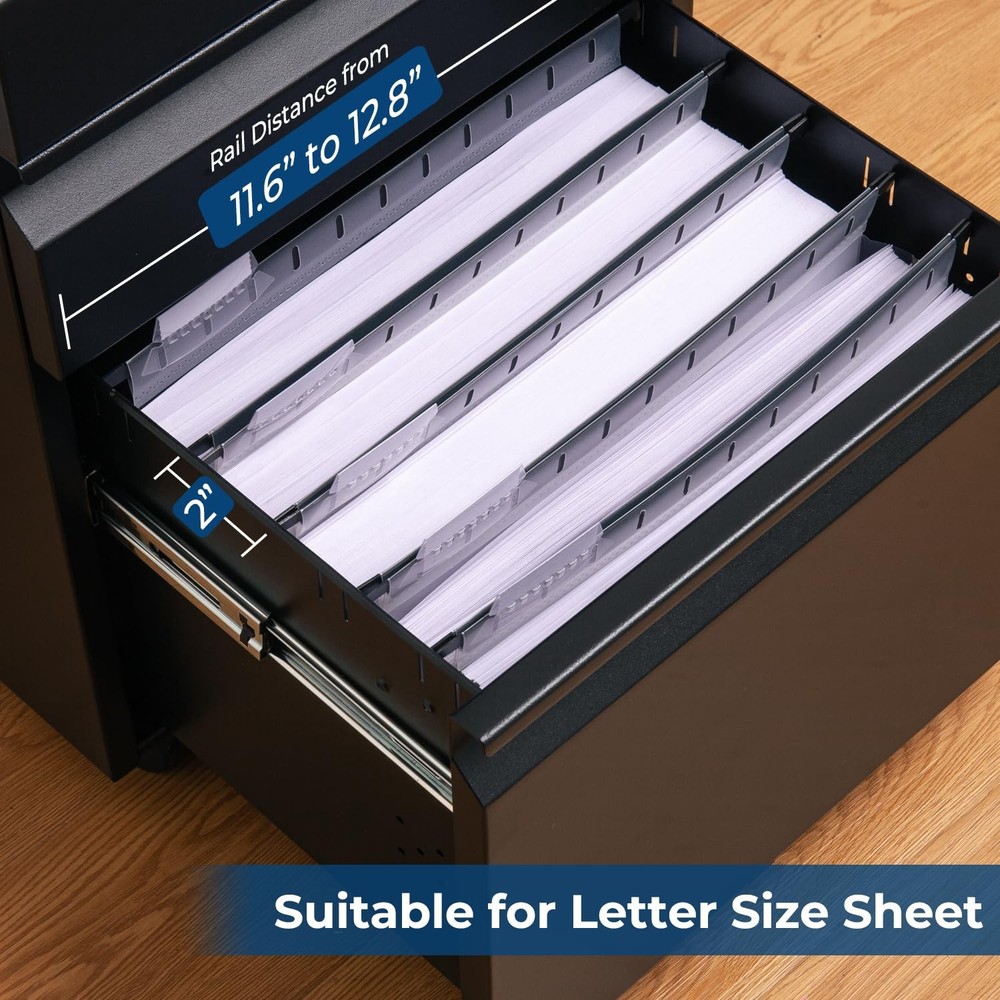 Plastic Extra Capacity Hanging File Folder, Letter Clear Letter Size - 12 Pack