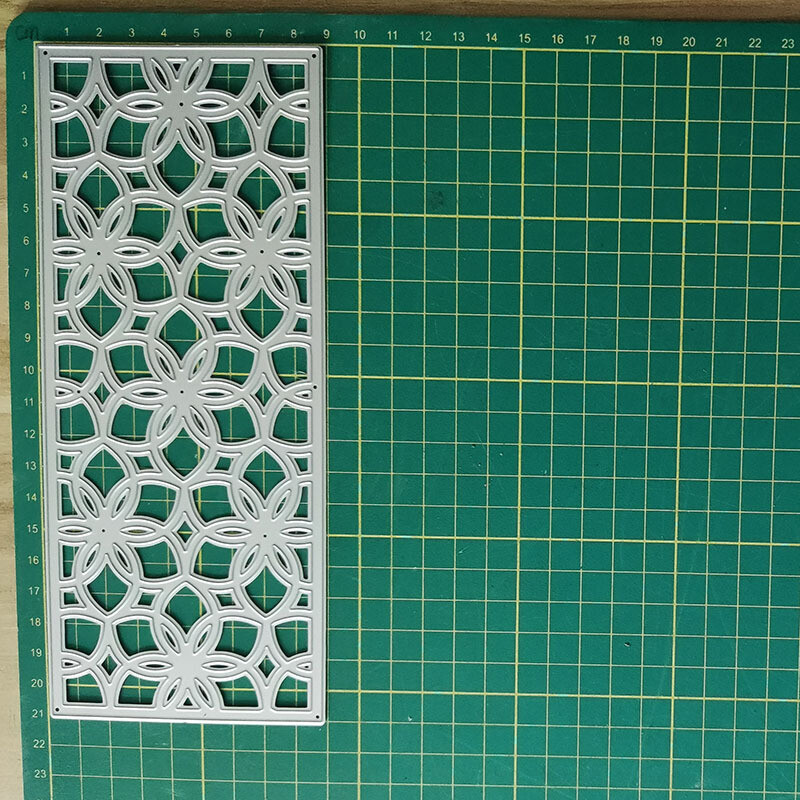 Rectangle Background Frame Metal Cutting Dies Scrapbooking Craft Mould Stencils