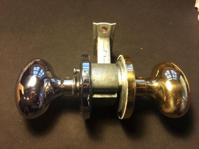 BALDWIN Keyed Entry Lockset Egg Knob. Solid Brass. The Images Collection.