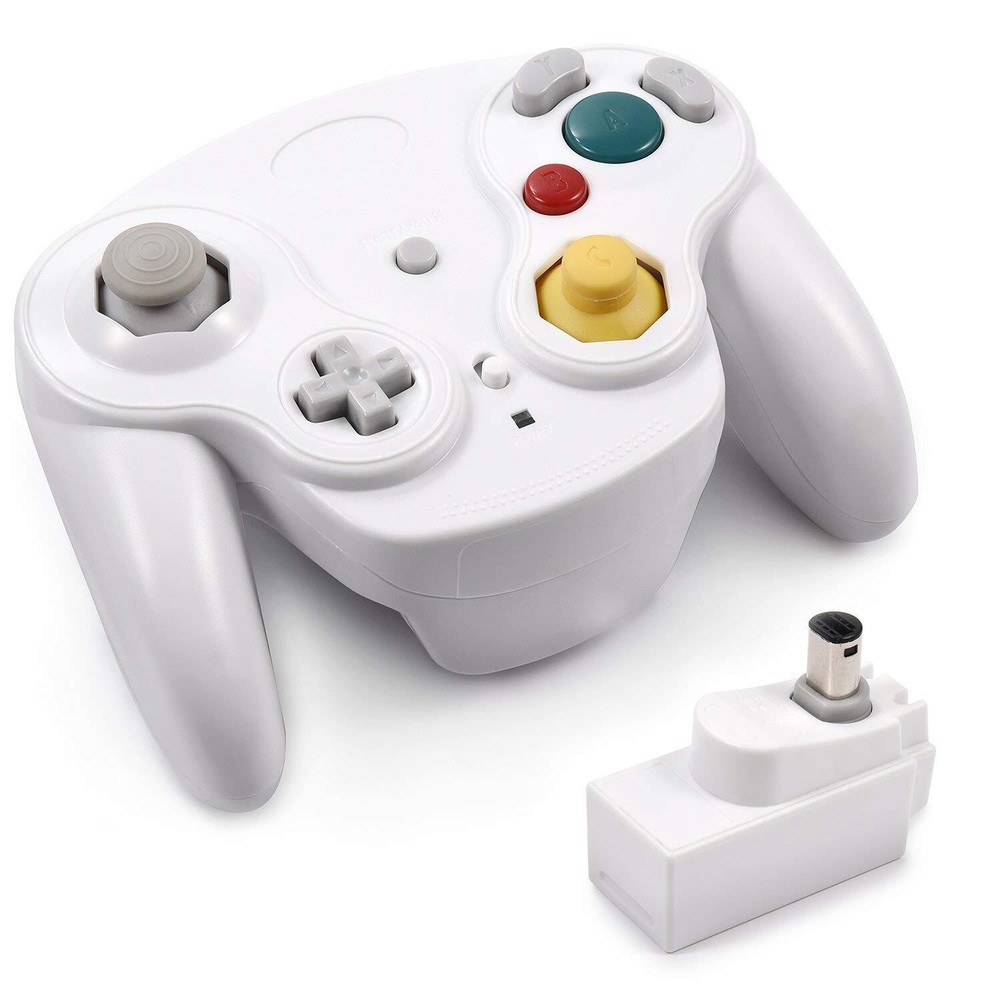 2.4Ghz Wireless Game Controller w/ Adapter Wavebird For Gamecube GC NGC Console