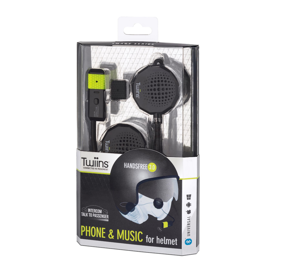 Twiins HF3 5.0 Intercom Bluetooth Motorcycle Helmet Communication Headset