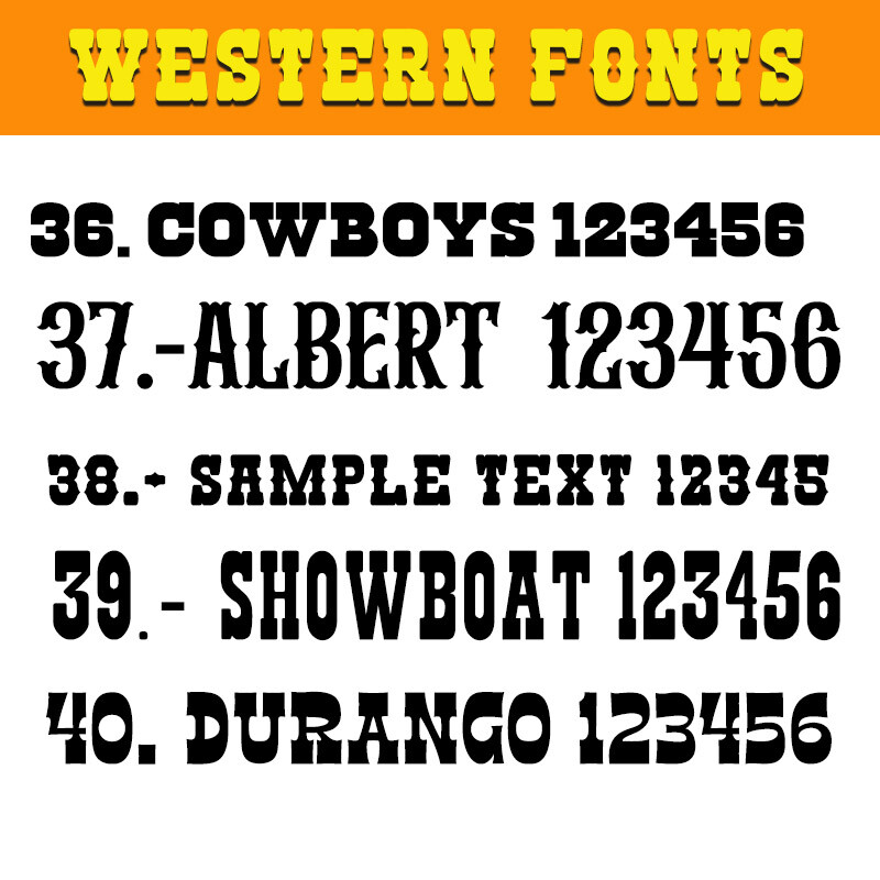 Custom Text Vinyl Lettering Sticker Decal Window Trailer Business Car Name Boat