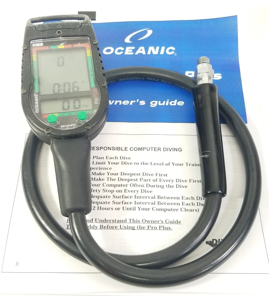 Oceanic Datamax Pro Plus SCUBA Dive Air Integrated Dive Computer Nitrox #4556