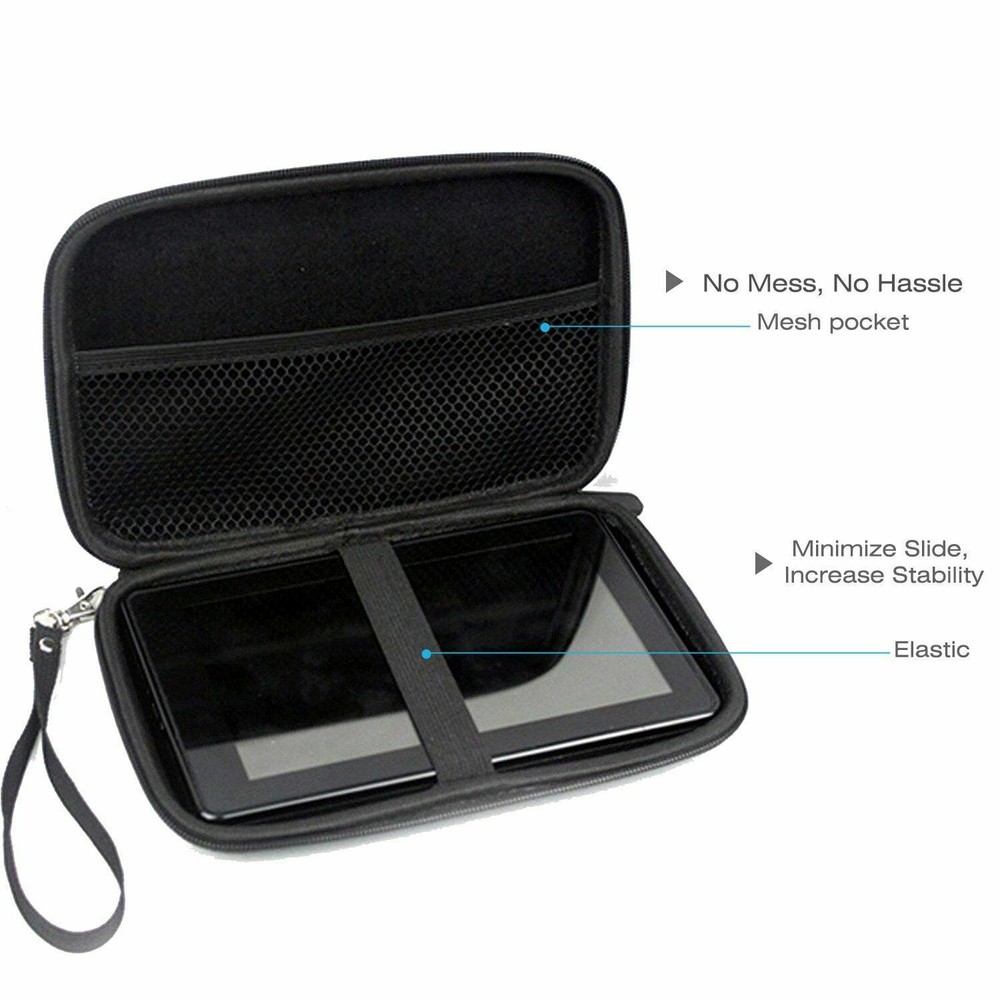 7" inch Shockproof Case Hard Shell Carrying Bag Protective Box for GPS Navigator