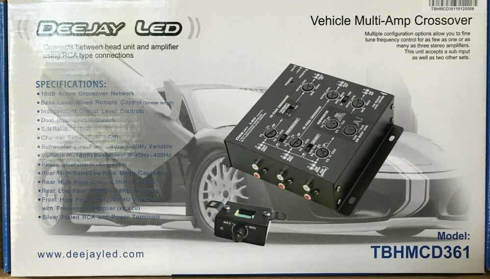 Deejay LED - TBHMCD361 - Multi-Amplifier Crossover