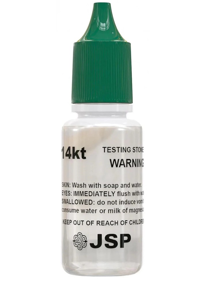 JSP? 14K Gold Testing Acid Solution ? Purity Tester for Yellow & White Gold |