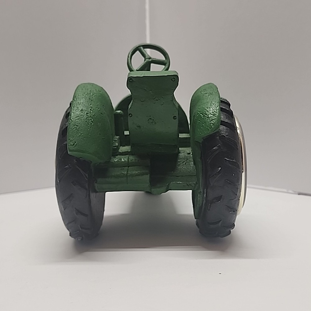 John Deere Green Handmade Tractor Desk/Mantle Clock
