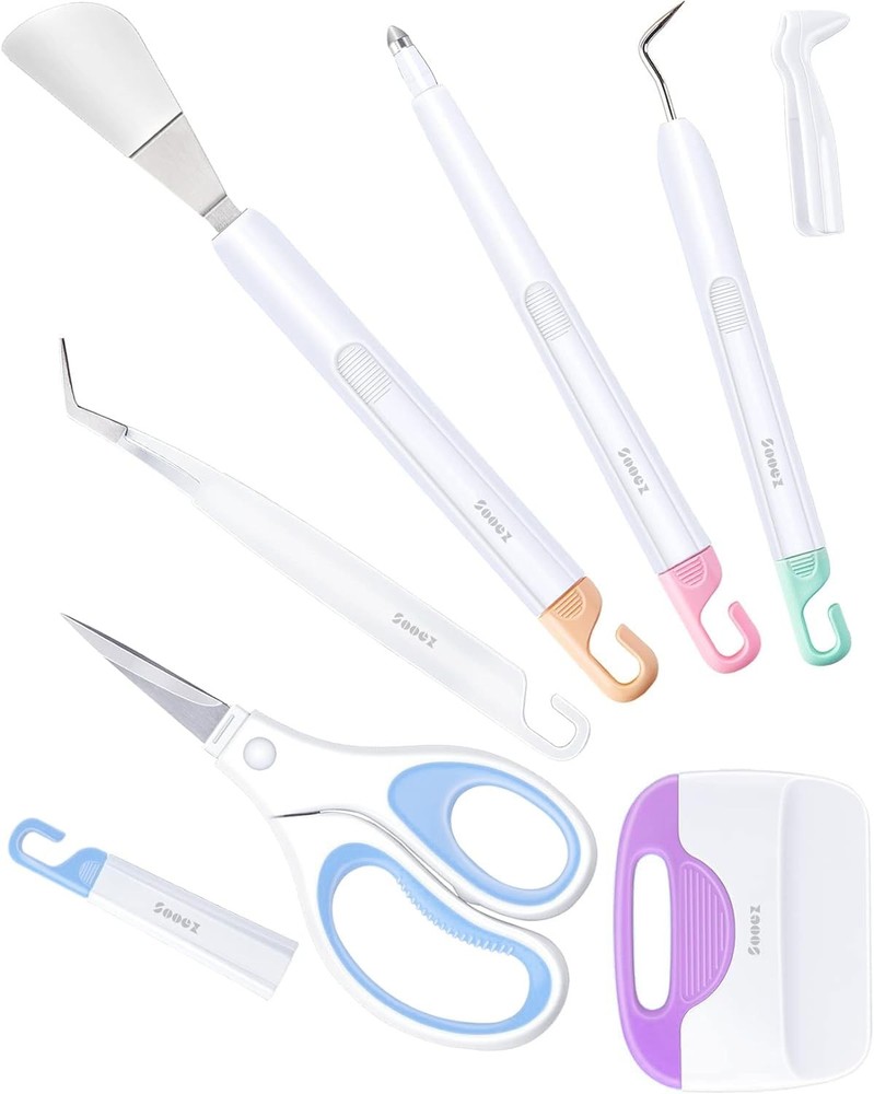 Weeding Tools for Vinyl, 6PCS Basic Tools Set, Precision Craft Vinyl Tool Kit...