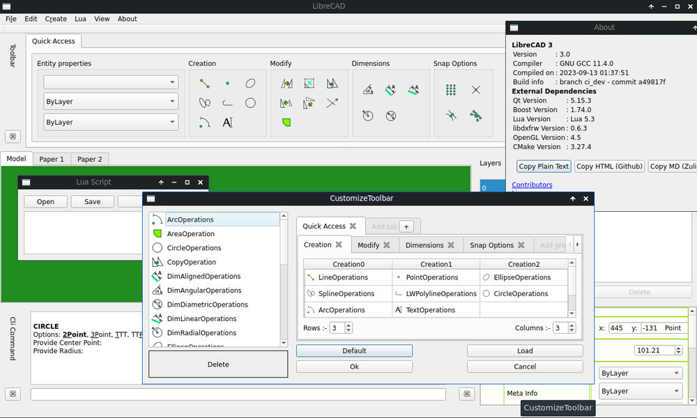 LibreCAD 2D Drafting Drawing Design Software-CNC-DWG-Autodesk DXF-PDF-Windows-CD