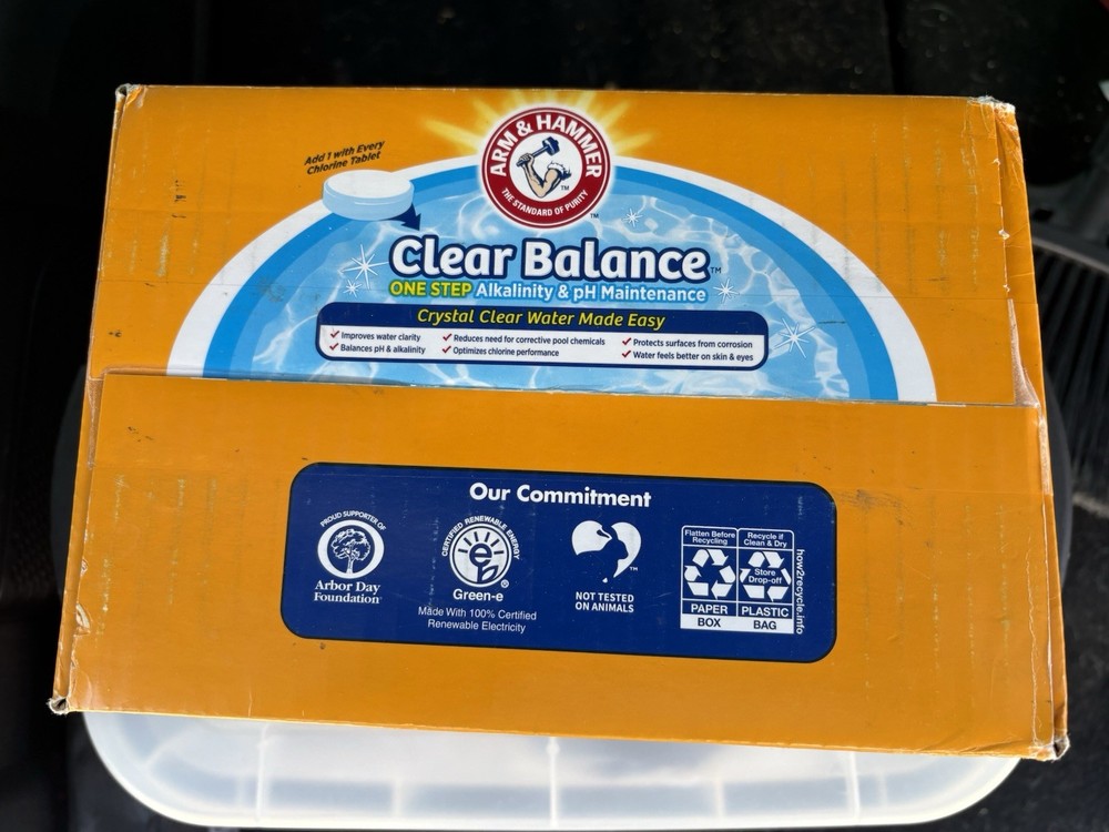 Clear Balance Swimming Pool Maintenance Tablets, 24Count