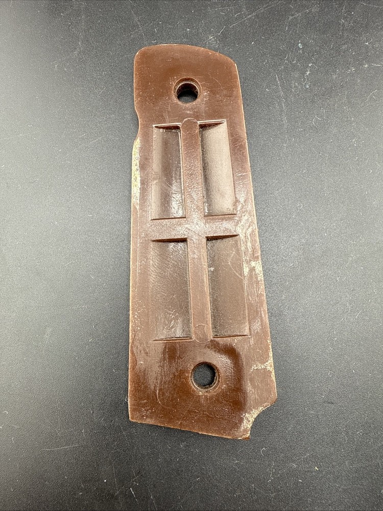 USGI MIL SPEC M1911A1 BROWN PLASTIC REINFORCED GRIPS